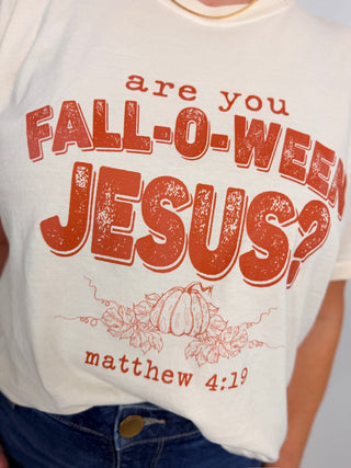 Fall-o-ween Jesus Tee - Shop Hidden Treasure Boutique