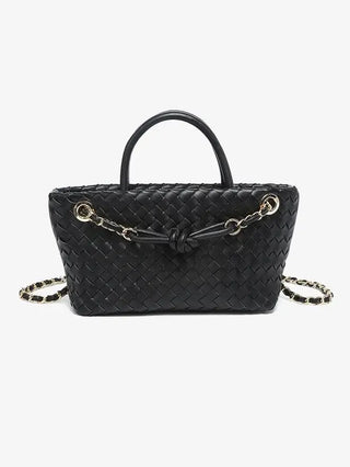 Fallon Woven Satchel - Shop Hidden Treasure Boutique