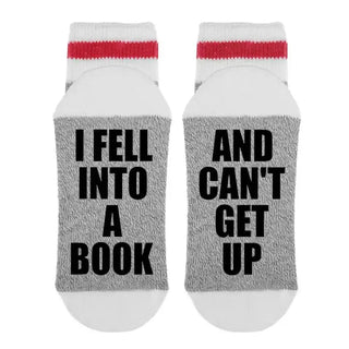 Fell Into Book Socks - Shop Hidden Treasure Boutique