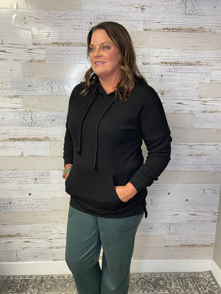 Fleece Lined Str Leg Lounge Pant - Spruce - Shop Hidden Treasure Boutique