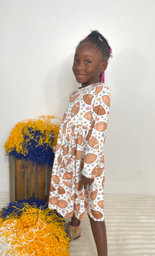 Football Friday Twirl Dress - Shop Hidden Treasure Boutique