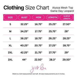 Football Leopard Mesh Top - Shop Hidden Treasure Boutique