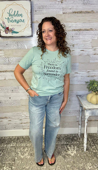 Freedom in Surrender Tee - Shop Hidden Treasure Boutique