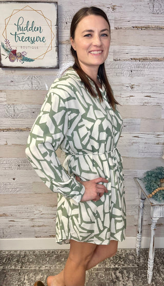 Fresco Shirt Dress - Shop Hidden Treasure Boutique