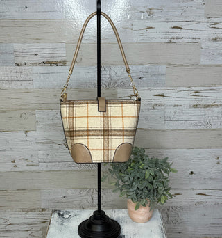 Georgina Plaid Bucket Bag - Shop Hidden Treasure Boutique