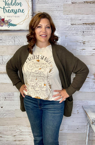 Girlfriend Fit Graphic Tee - Harvest Season - Shop Hidden Treasure Boutique