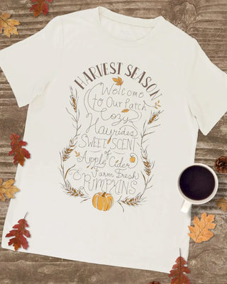 Girlfriend Fit Graphic Tee - Harvest Season - Shop Hidden Treasure Boutique
