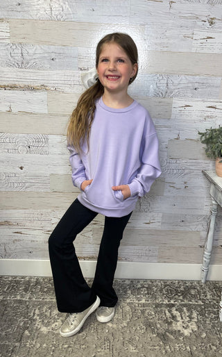 Girls Lux Flare Legging - Shop Hidden Treasure Boutique