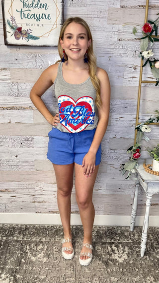 God Bless Tank - Shop Hidden Treasure Boutique