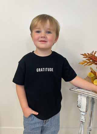 Gratitude Elevated Tee - Shop Hidden Treasure Boutique