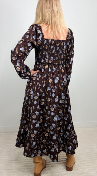 Greer Dress - Blue Loom - Shop Hidden Treasure Boutique
