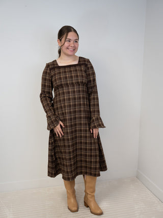 Gretchen Toasted Chestnut Dress - Shop Hidden Treasure Boutique