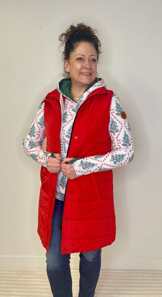 Hailey Hoodie - Candy Cane Lane - Shop Hidden Treasure Boutique