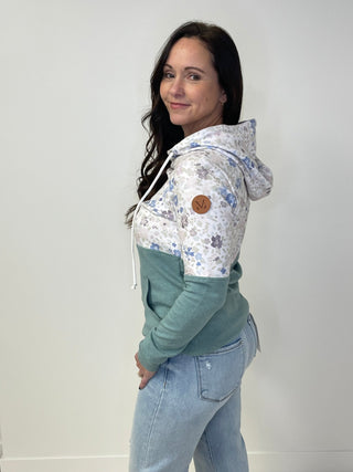 Hailey Spring Meadows Hoodie - Shop Hidden Treasure Boutique