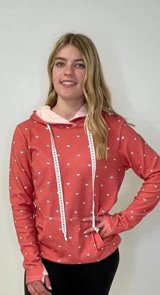 Hailey Sweetheart Red Hoodie - Shop Hidden Treasure Boutique