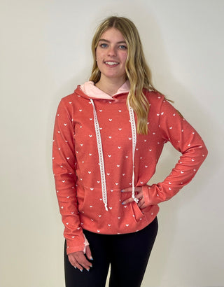 Hailey Sweetheart Red Hoodie - Shop Hidden Treasure Boutique