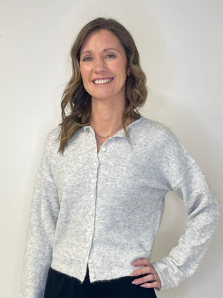 Hannah Classic Cardigan - Shop Hidden Treasure Boutique