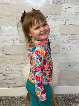 Heart Hustle Full - Zip Active Jacket - Shop Hidden Treasure Boutique