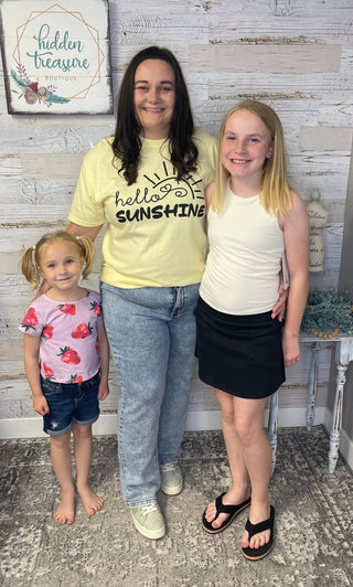 Hello Sunshine Tee - Shop Hidden Treasure Boutique