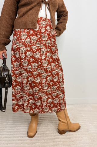 Hickory Lane Midi Skirt - Shop Hidden Treasure Boutique