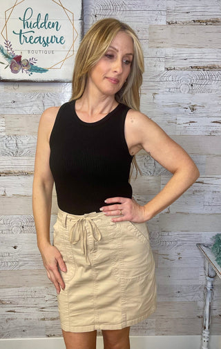 High Neck Brami - Black - Shop Hidden Treasure Boutique