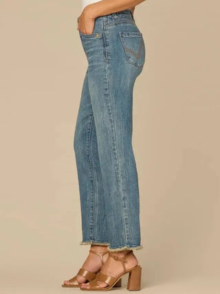 High Rise Ankle Vintage Wash Jeans - Shop Hidden Treasure Boutique