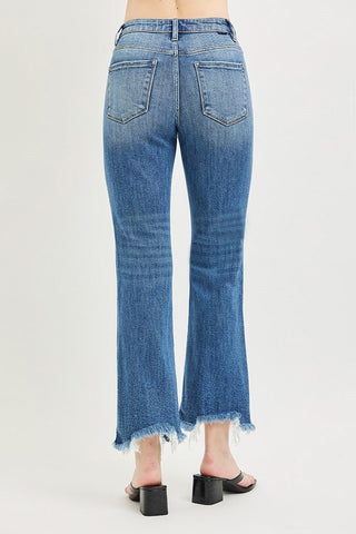 High Rise Tummy Control Crop Jeans - Shop Hidden Treasure Boutique