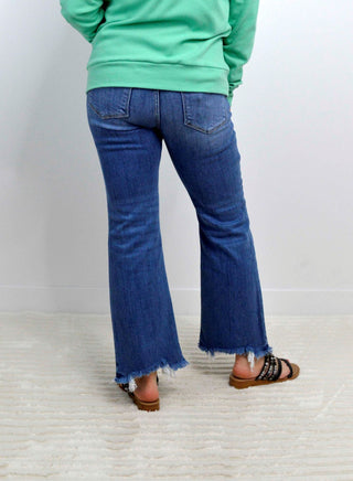 High Rise Tummy Control Crop Jeans - Shop Hidden Treasure Boutique