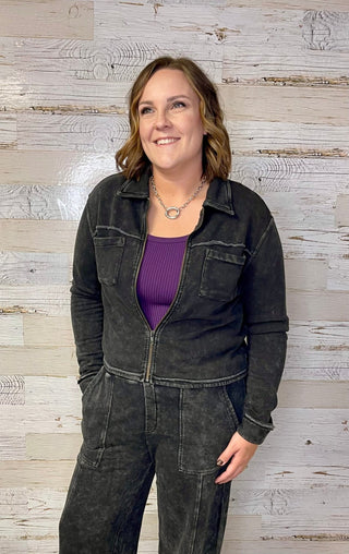 Hip Length Brami - Deep Purple - Shop Hidden Treasure Boutique