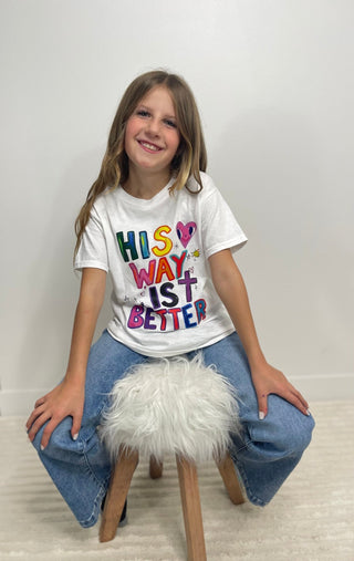 His Way Is Better Kids Tee - Shop Hidden Treasure Boutique