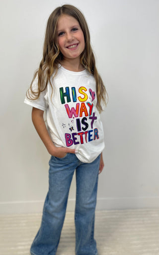 His Way Is Better Kids Tee - Shop Hidden Treasure Boutique