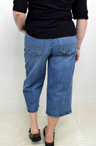 Hook & Bar Relaxed Capri Jeans - Shop Hidden Treasure Boutique