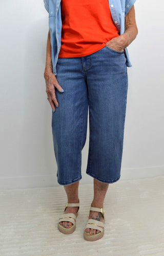 Hook & Bar Relaxed Capri Jeans - Shop Hidden Treasure Boutique
