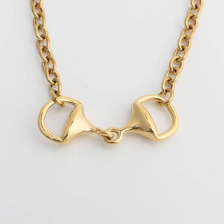 Horsebit Bracelet: Gold - Shop Hidden Treasure Boutique