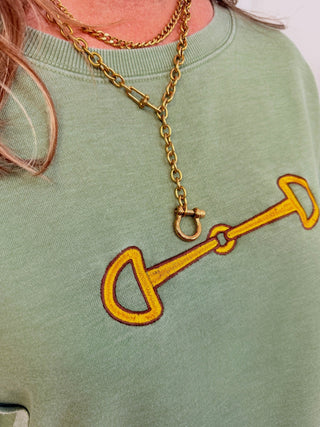 Horseshoe Y Necklace - Shop Hidden Treasure Boutique
