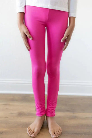 Hot Pink Leggings - Shop Hidden Treasure Boutique