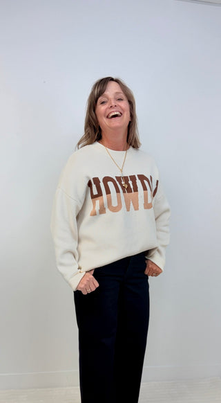 Howdy Graphic Sweater - Shop Hidden Treasure Boutique