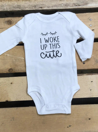I Woke Up This Cute Onesie - Shop Hidden Treasure Boutique
