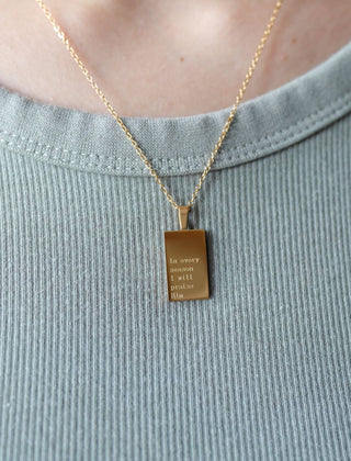 In every season I will Praise Necklace - Shop Hidden Treasure Boutique