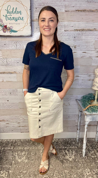 Isla Pencil Skirt - Shop Hidden Treasure Boutique