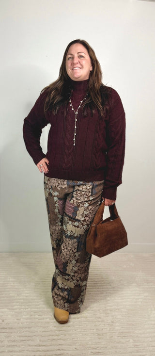 Jemison Printed Pant - Shop Hidden Treasure Boutique