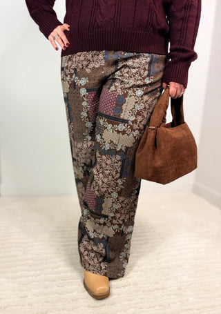 Jemison Printed Pant - Shop Hidden Treasure Boutique