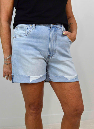 Jenny High Rise Shorts - Shop Hidden Treasure Boutique