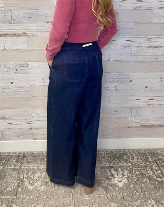 Jersey Wide Leg Pants - Shop Hidden Treasure Boutique