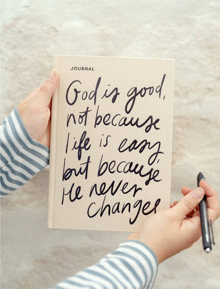Journal: God is good - Shop Hidden Treasure Boutique