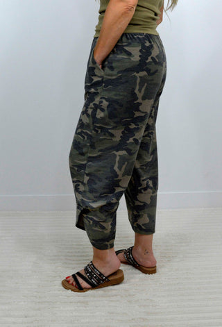 Keaton Terry Camo Pants - Shop Hidden Treasure Boutique