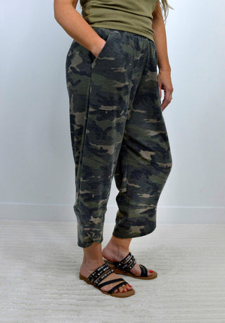 Keaton Terry Camo Pants - Shop Hidden Treasure Boutique