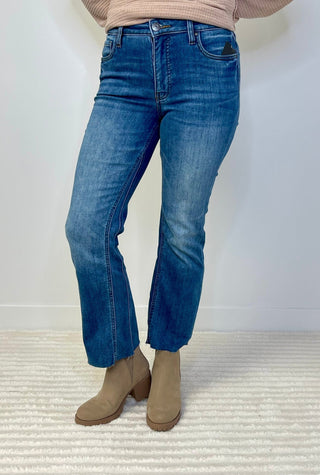 Kelsey Ankle Jeans - Rigor Wash - Shop Hidden Treasure Boutique