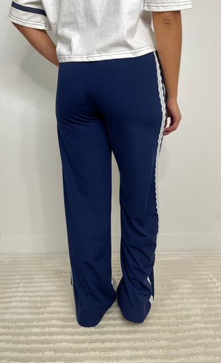 Lace Trim Track Pants - Shop Hidden Treasure Boutique