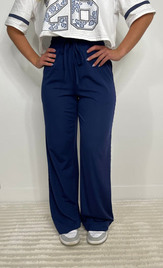 Lace Trim Track Pants - Shop Hidden Treasure Boutique